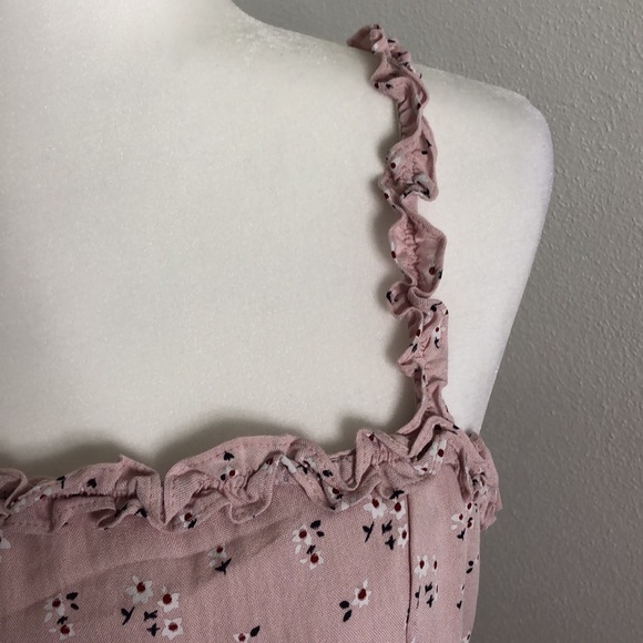 Nasty Gal Pink Floral Mini Dress NEW WITH TAGS - Picture 4 of 13